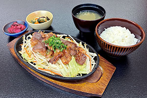 写真：特選厚切りラムジンギスカン定食