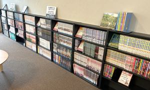 写真:漫画コーナー